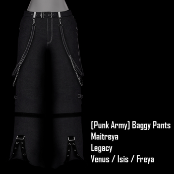 Second Life Marketplace - [Punk Army] Baggy Pants